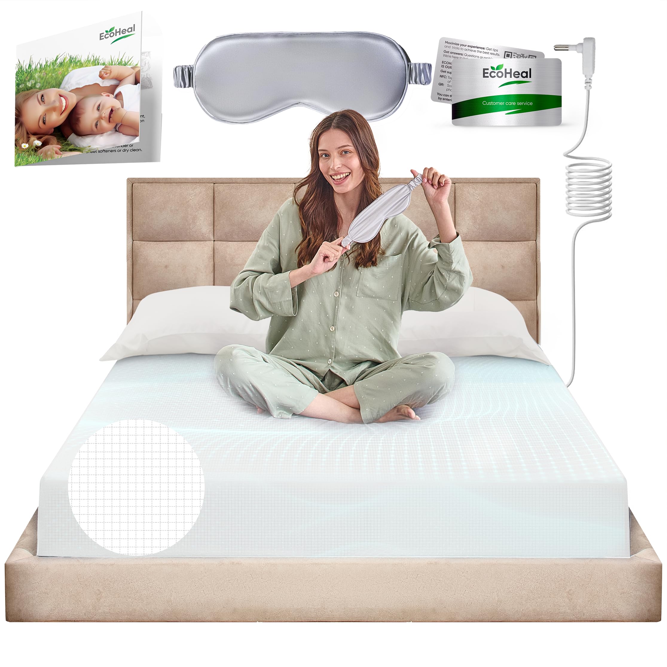 ECOHEAL Grounding Fitted Sheet